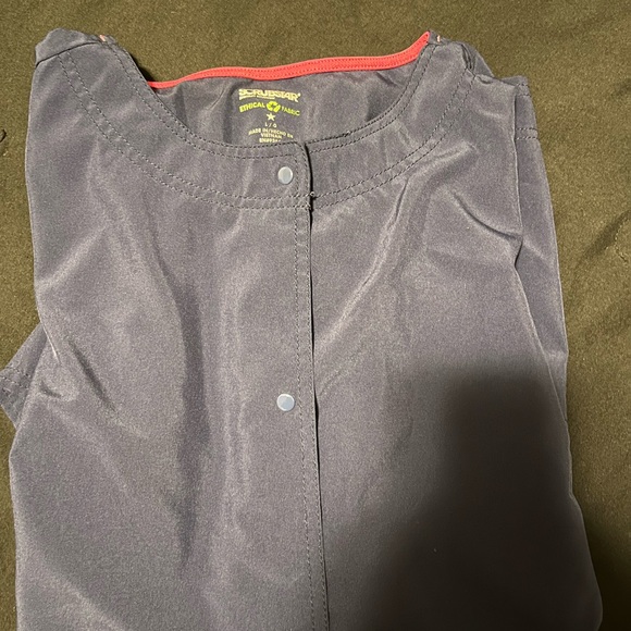 Scrubstar Navy Blue Women's Scrub Jacket - Picture 2 of 2